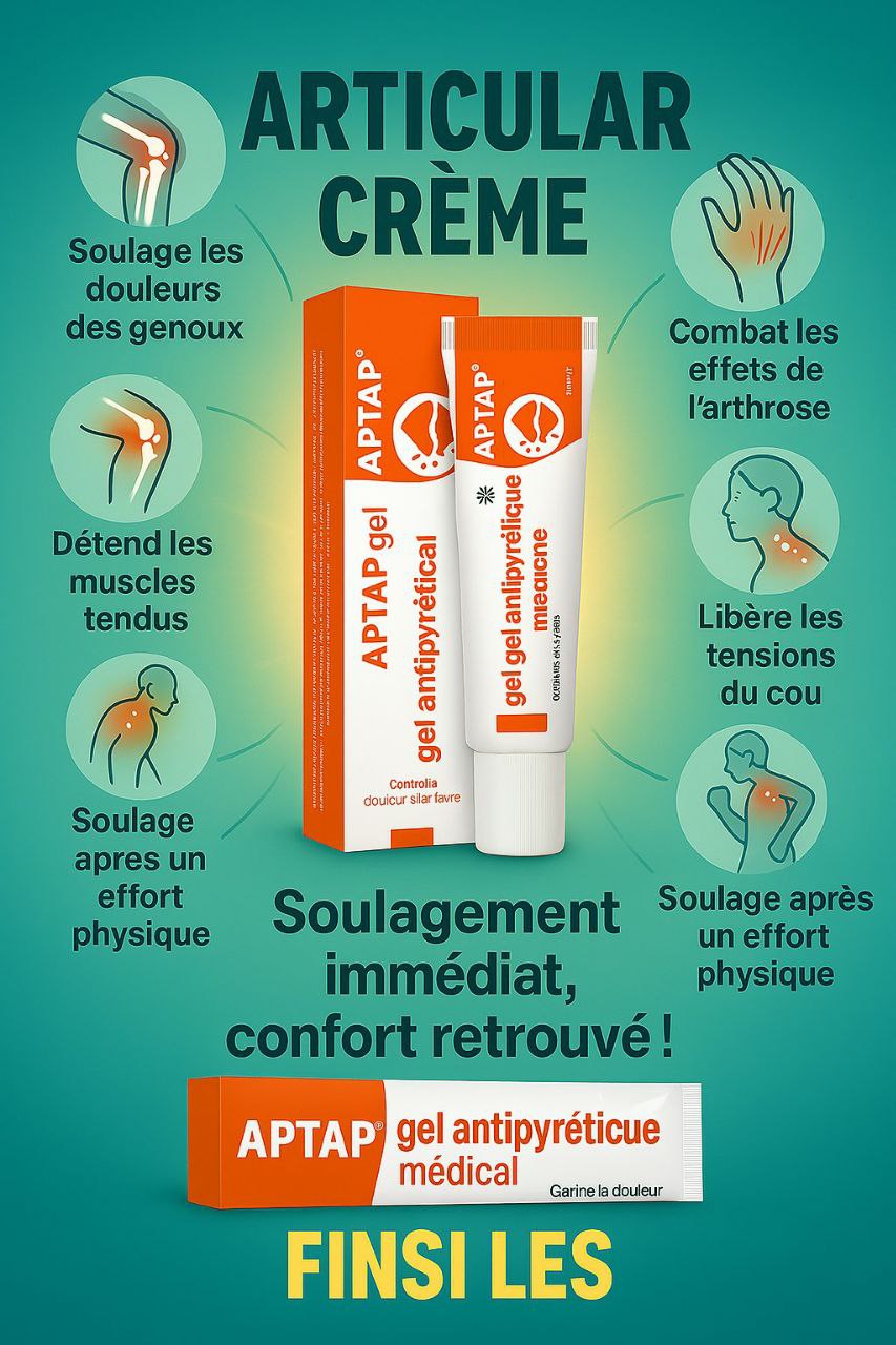 Tube de crème Articular