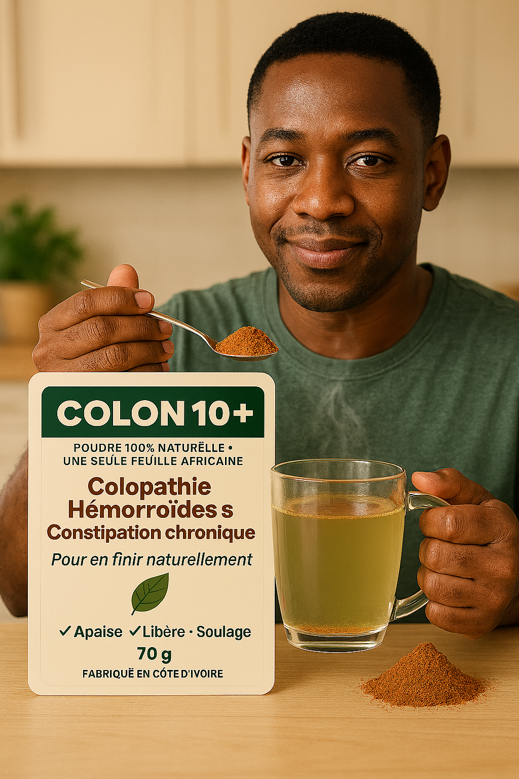 Photo d'un homme tenant Colon 10+