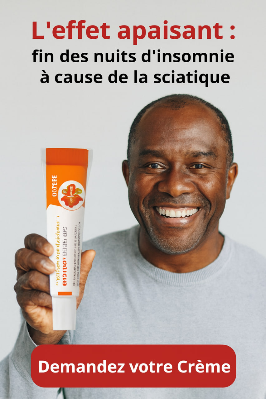 Illustration anatomique montrant le trajet du nerf sciatique